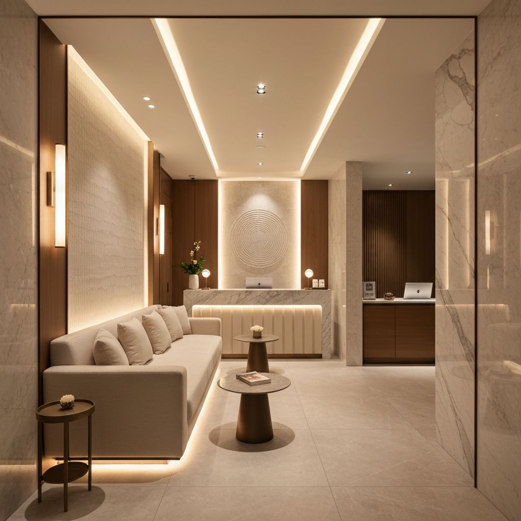 Recepção da Clínica Lumine